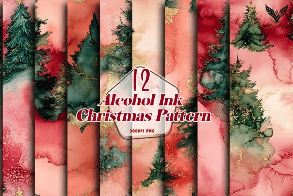 Alcohol Ink Christmas Pattern Clipart: A Crafter’s Honest Review