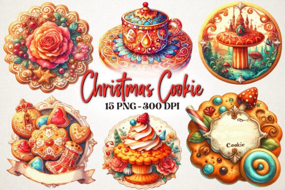Christmas Cookie Sublimation Clipart and Illustrations Review