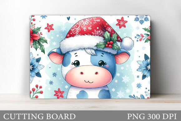 Christmas Cow Cutting Board Sublimation: A Designer’s Review for Illustrations