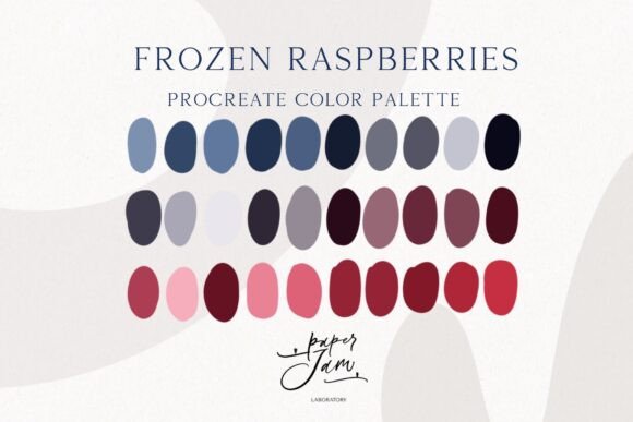 Christmas Procreate Color Palette for Illustrations