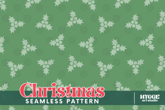 Christmas Seamless Pattern Holly Berry Review for Bloggers and Publishers