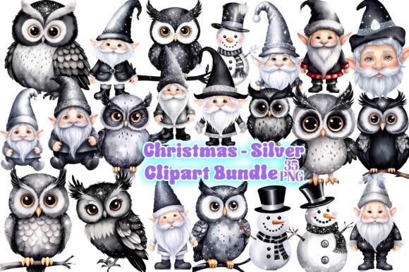 Christmas - Silver Clipart Bundle: A Review for Illustrations Sellers