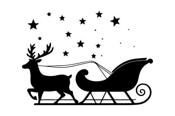 Christmas Starry Sleigh Vector: A Brand Designer’s Review for Illustrations