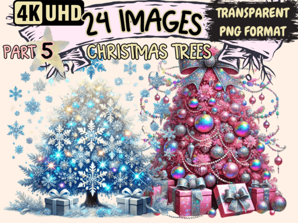 Christmas Trees Clipart P5 Review: Best Illustrations for Crafters
