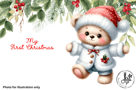 First Christmas Teddy Bear Illustrations: A Brand Designer’s Review