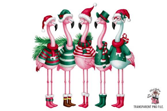 Flamingo Christmas PNG: A Designer’s Review for Illustrations