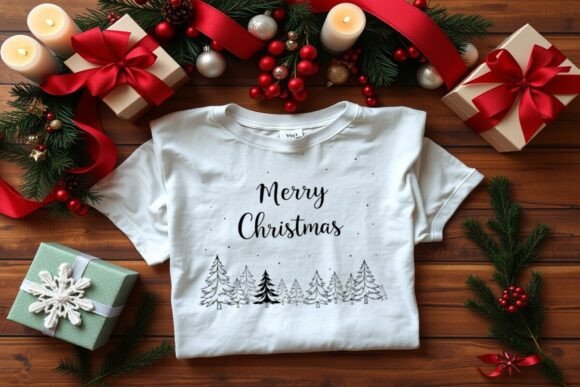 Merry Christmas and Trees Illustration Embroidery Review