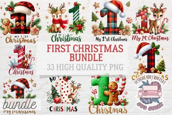 My First Christmas Bundle Sublimation 33 Review