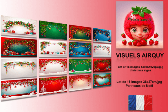 Set of 16 Images Christmas Signs: A Designer’s Review